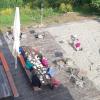 Terrasse und Sandstrand Sommerecke Terrasse und Sandstrand Sommerecke